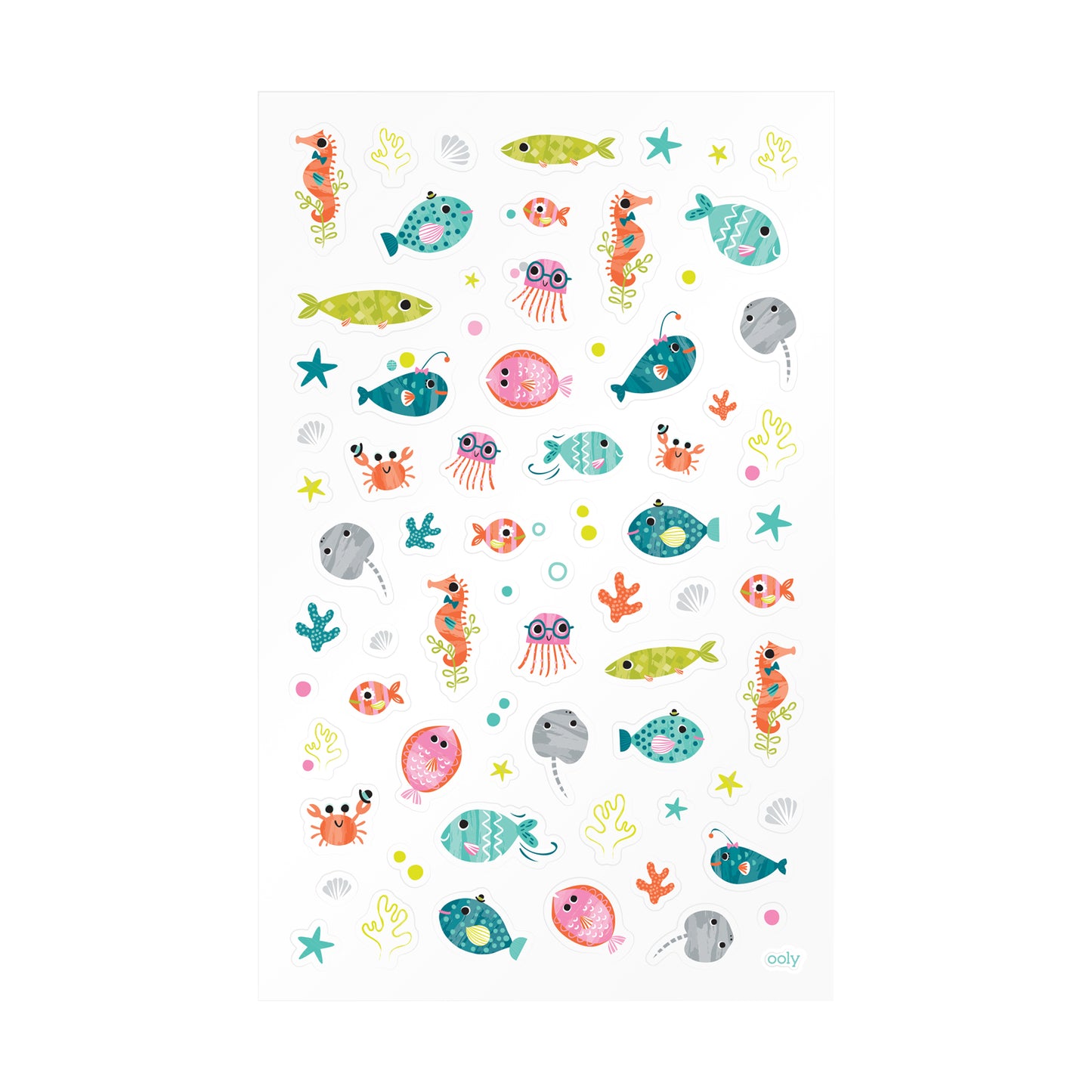 Ooly - Stickiville Stickers - Standard - Ocean Buddies