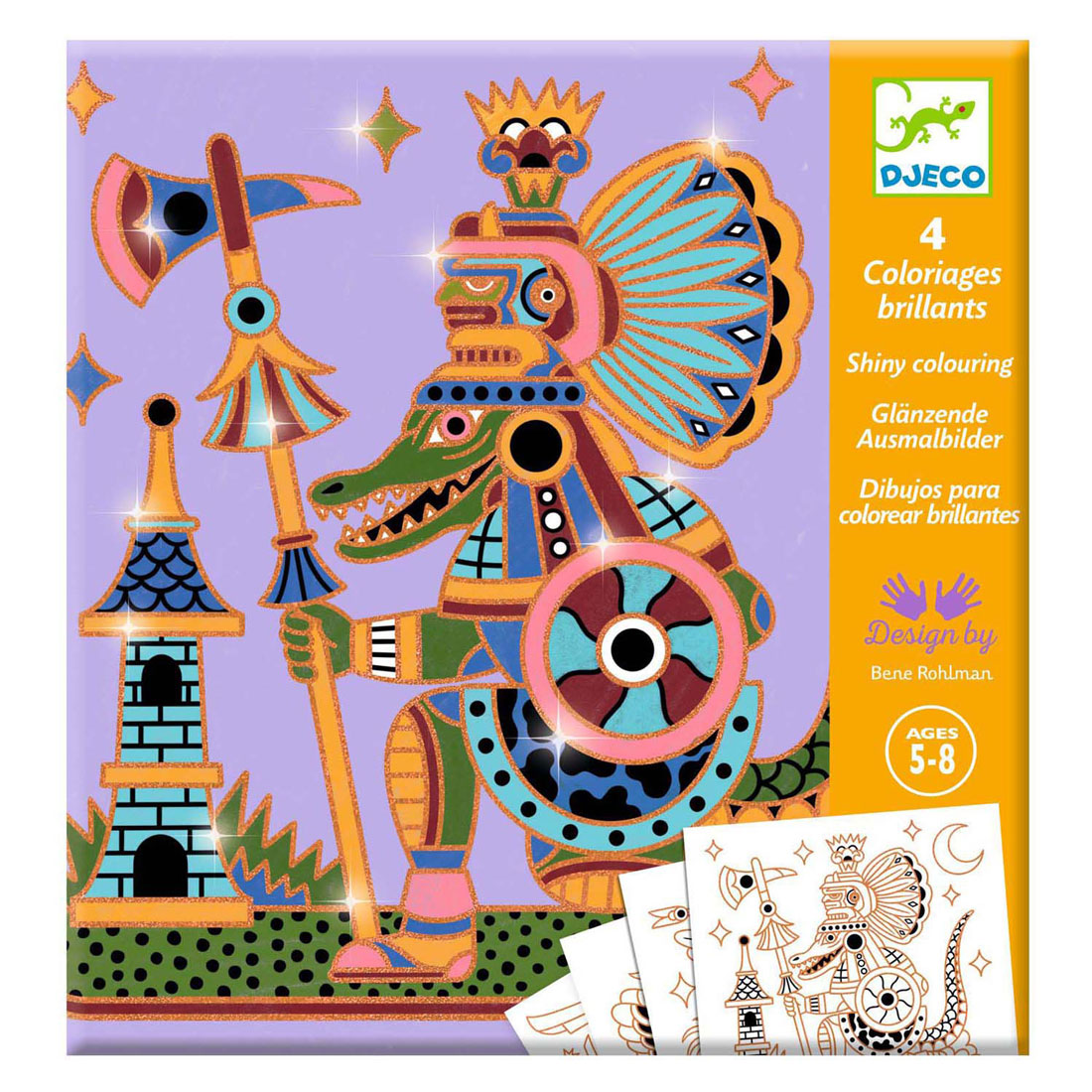 Coloriages surprises Animaux guerriers