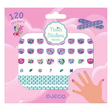 Nail stickers pink