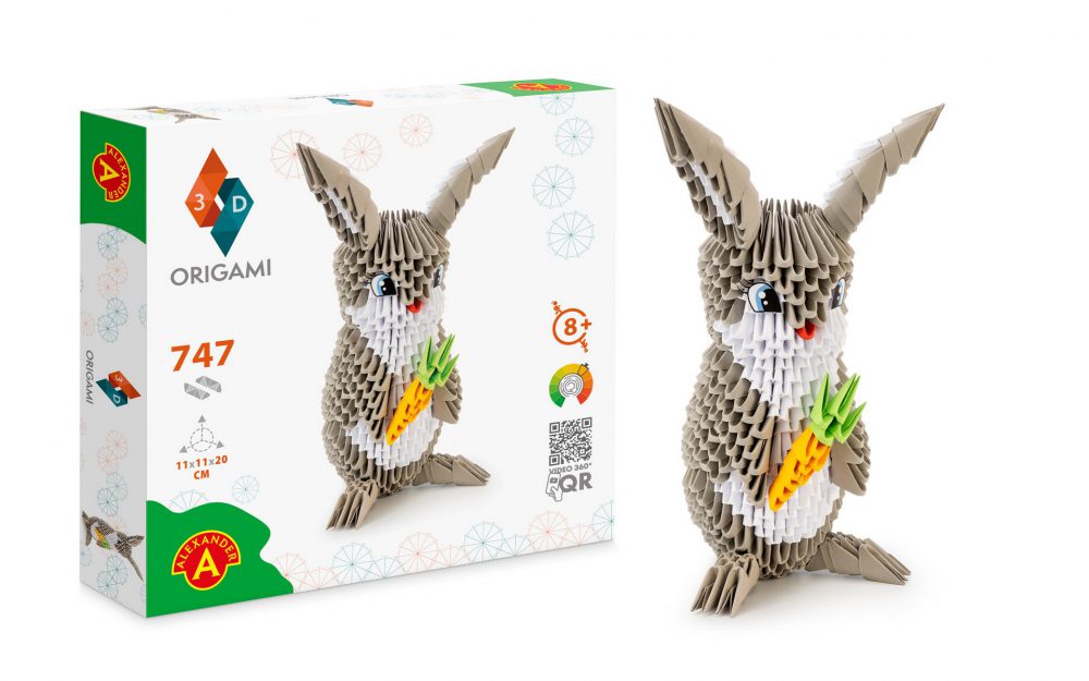 ORIGAMI 3D - Rabbit - 747pcs