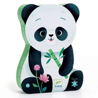 Puzzles silhouettes Léo le Panda - 24 pcs