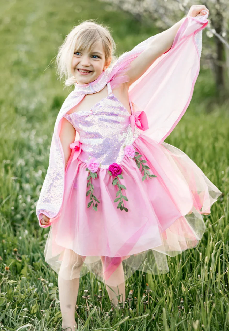 Pink Sequins Fairy Tunic 3/4