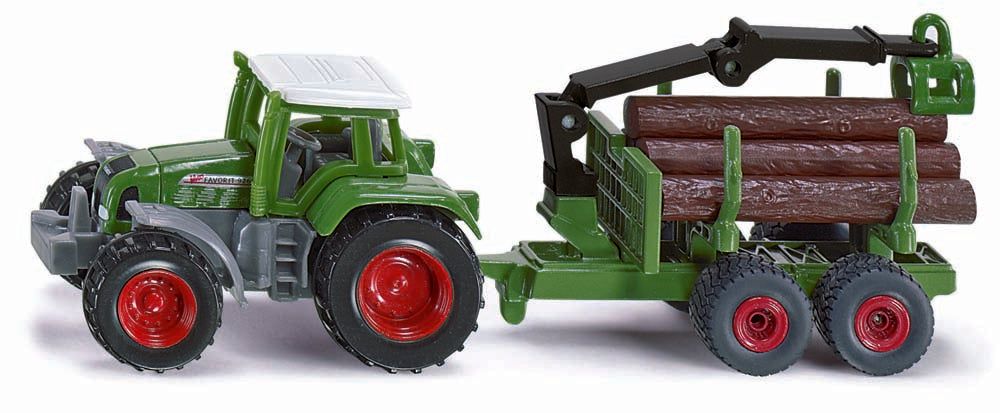 Fendt tractor met bomenaanhager