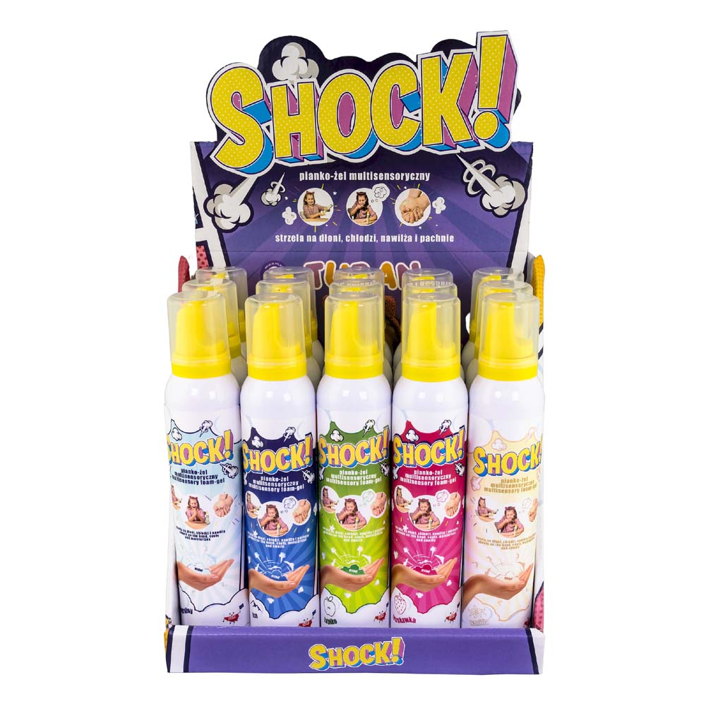 Tuban - Display Shock! Multisensory Foam-Gel – Mix 15 Pcs. X 200 ml