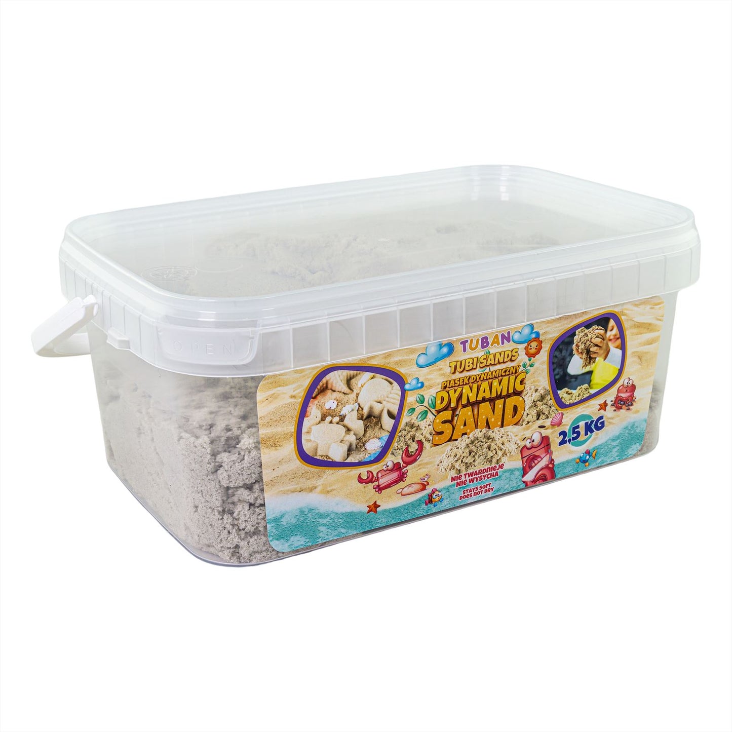 Tuban - Dynamic Sand – Natural 2,5 Kg In Reusable Container