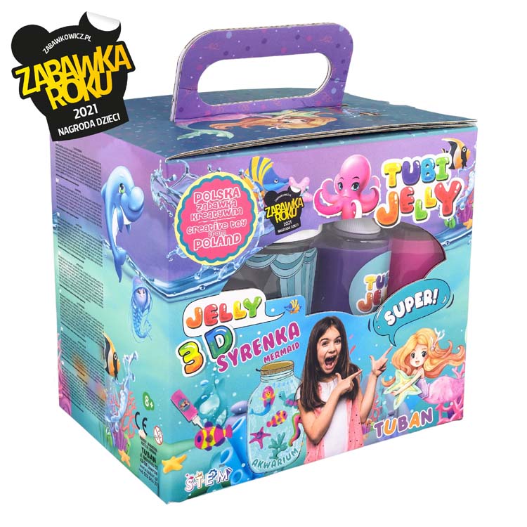 Tuban - Tubi Jelly Set With 6 Colors And Small Aquarium – Mermaid