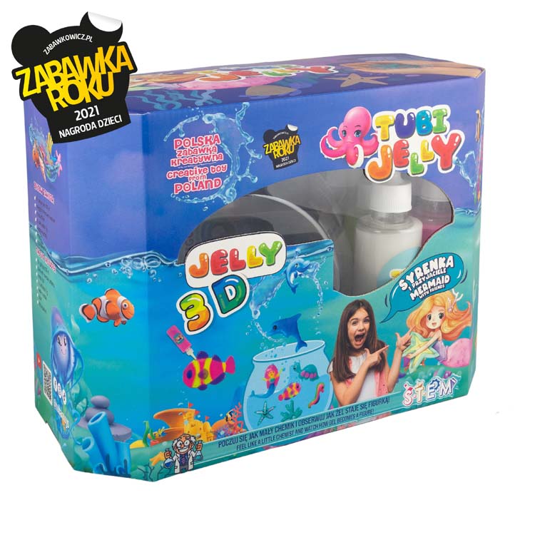 Tuban - Tubi Jelly Set With 8 Colors And Big Aquarium – Mermaid