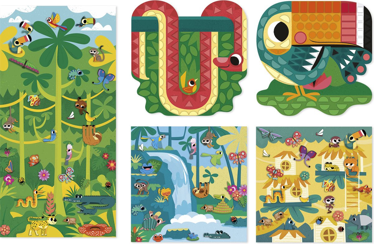 Janod Atelier - 5 Jaar - Stickers plakken
