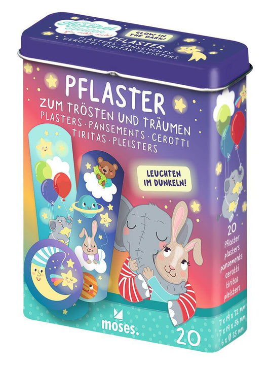 Glow in the dark pleisters