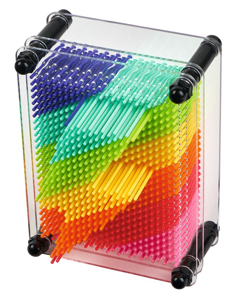 Pin art 3D regenboog