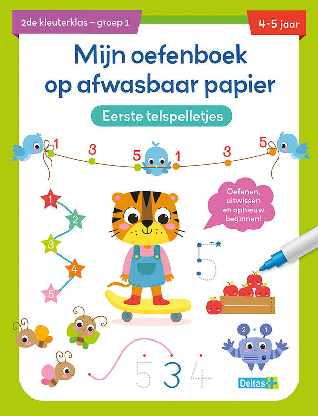 Mijn oefen boek op afwasbaar papier