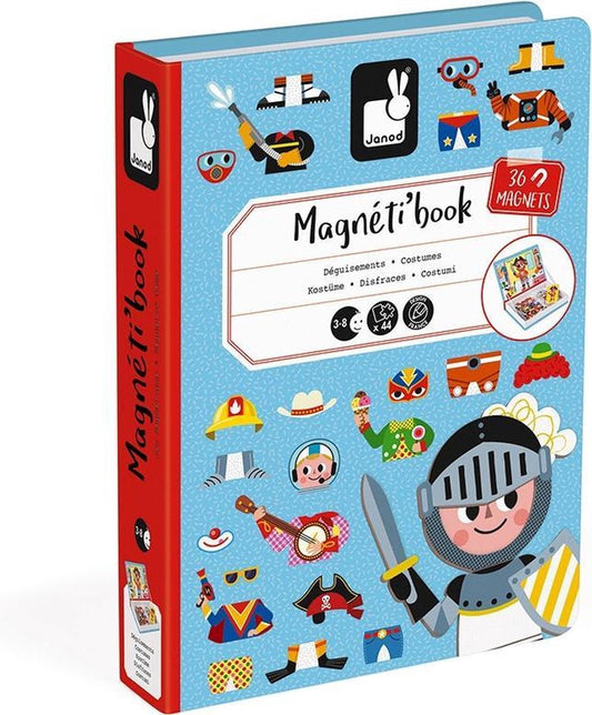 Janod Magnetibook - Verkleedfeest jongens