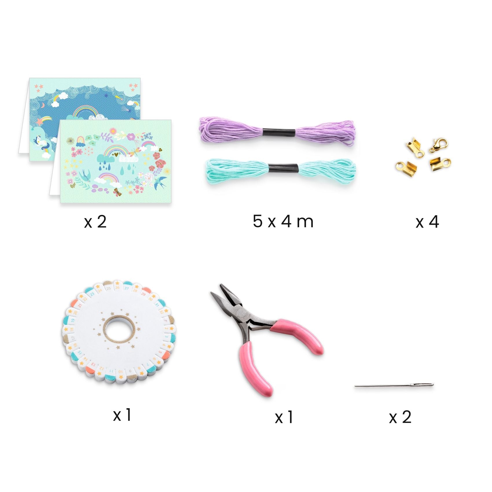 You & Me Kumihimo Arc-en-ciel