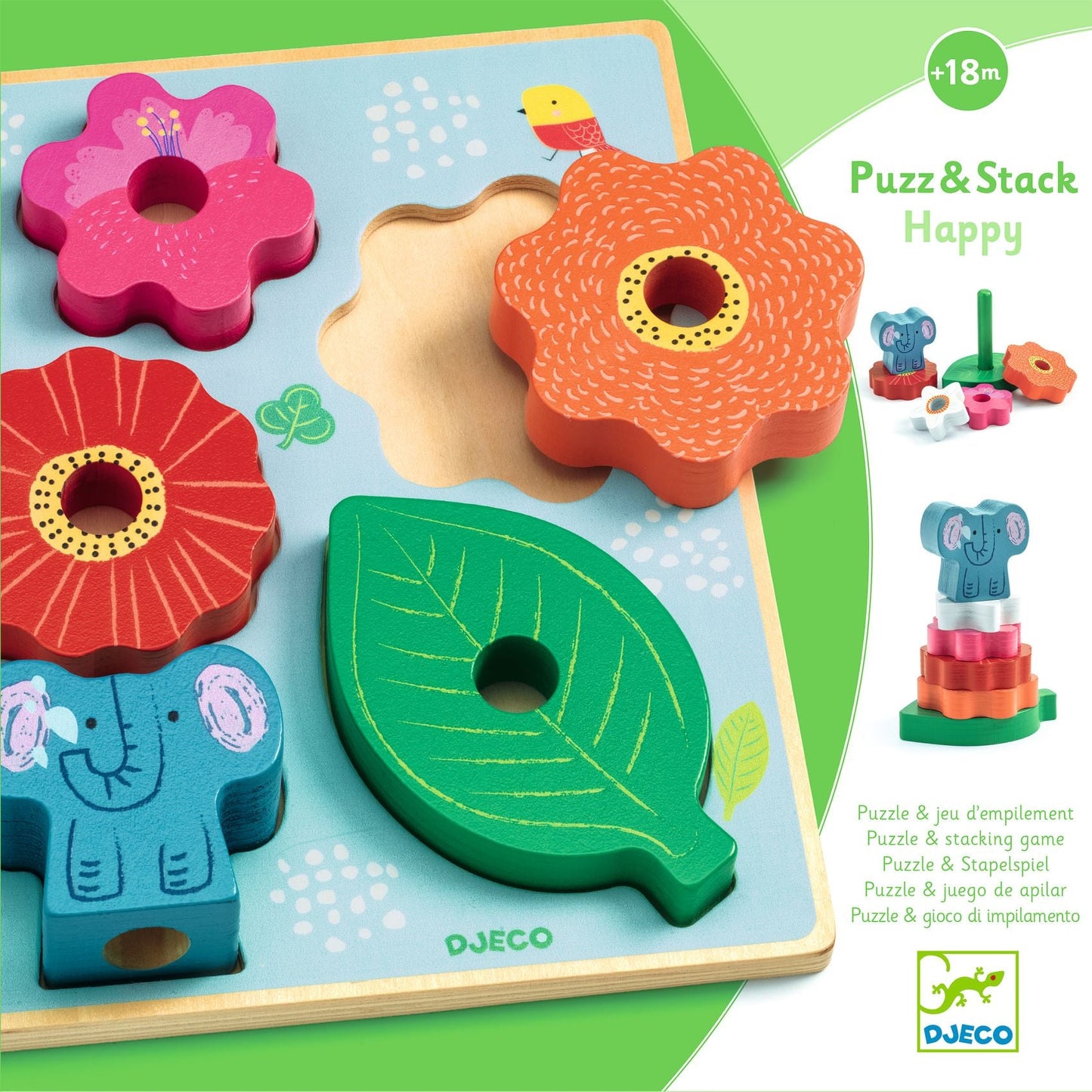 Puzzles relief Puzz & Stack Happy