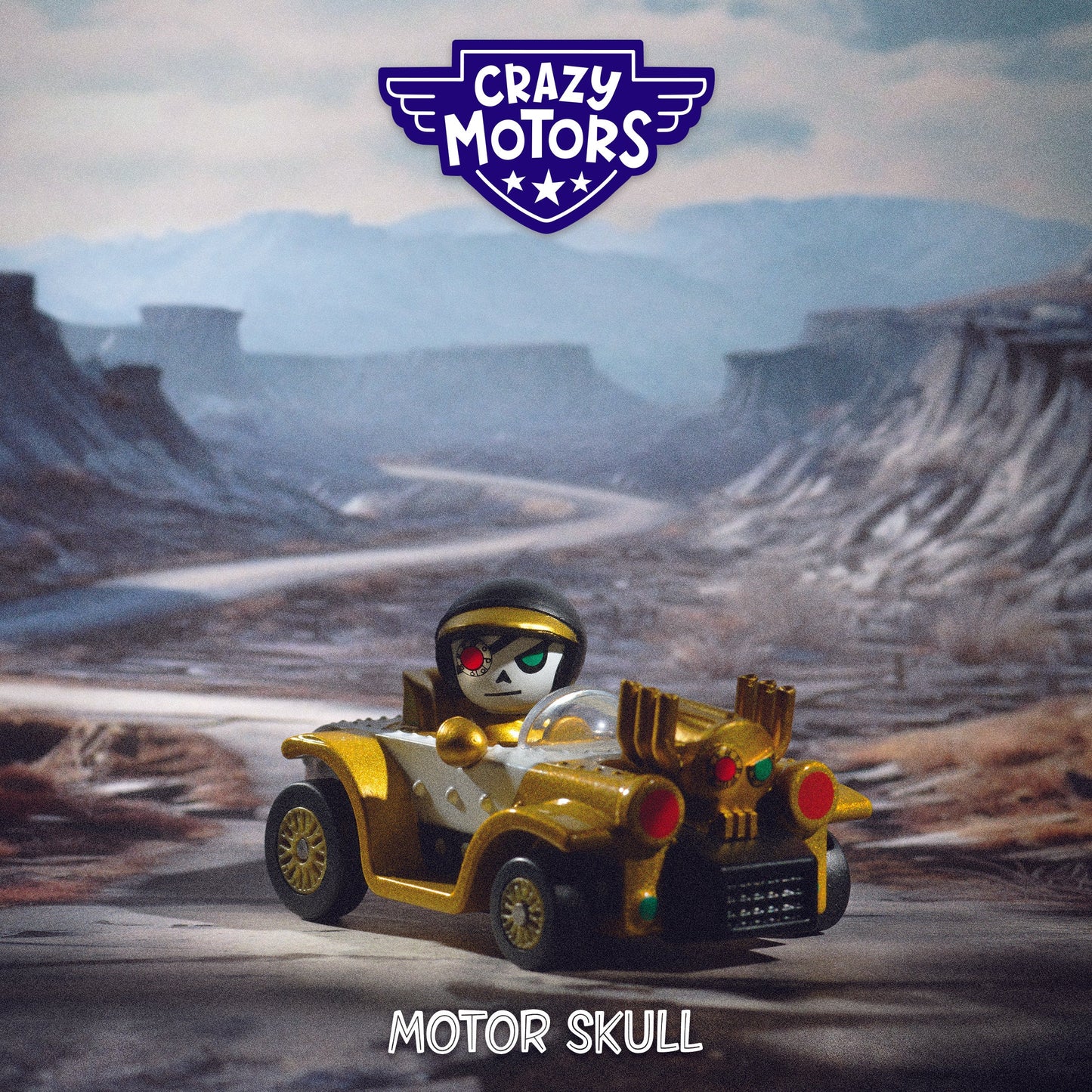 Crazy Motors Motor Skull