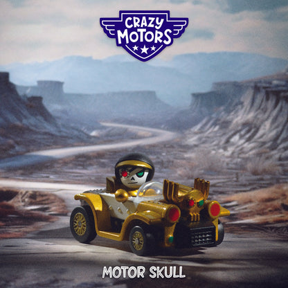 Crazy Motors Motor Skull