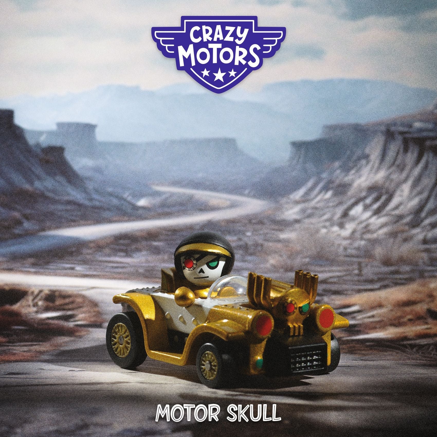 Crazy Motors Motor Skull