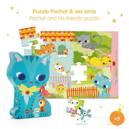 Puzzles silhouettes Pachat & ses amis - 24 pcs
