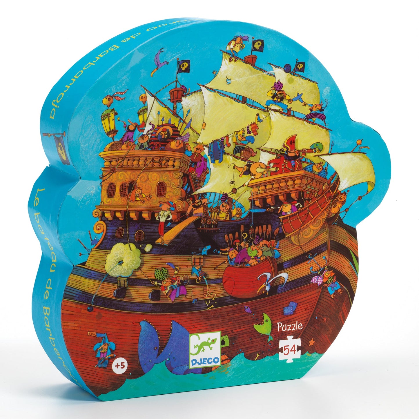 Puzzles silhouettes Bateau de Barberousse - 54pcs