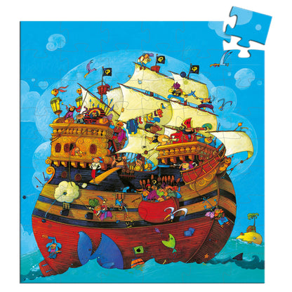 Puzzles silhouettes Bateau de Barberousse - 54pcs