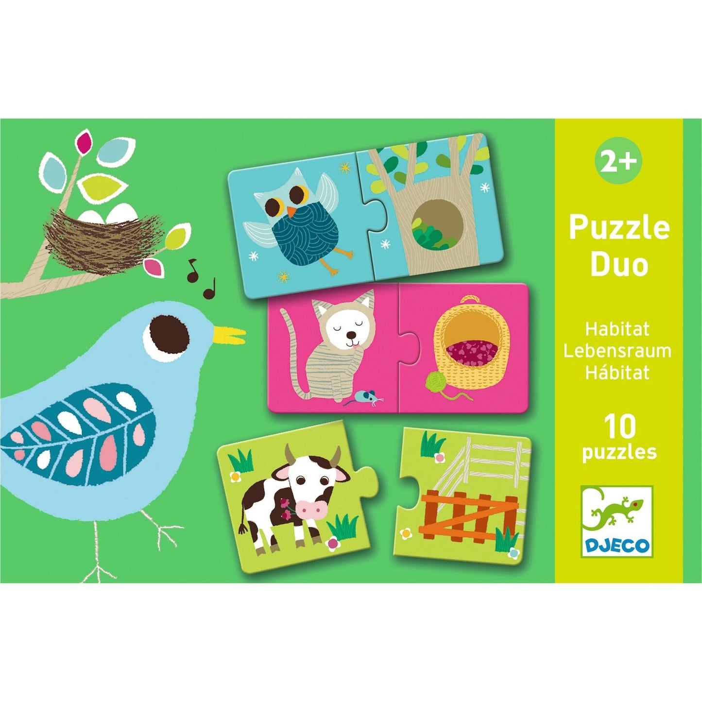 Puzzles duo-trio Duo Habitat