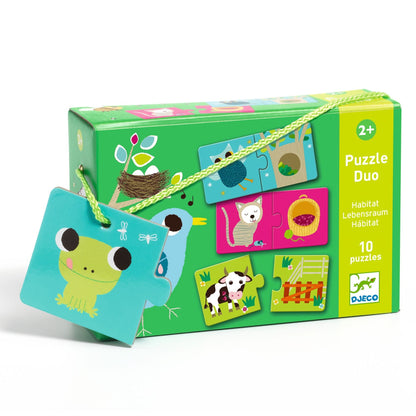 Puzzles duo-trio Duo Habitat