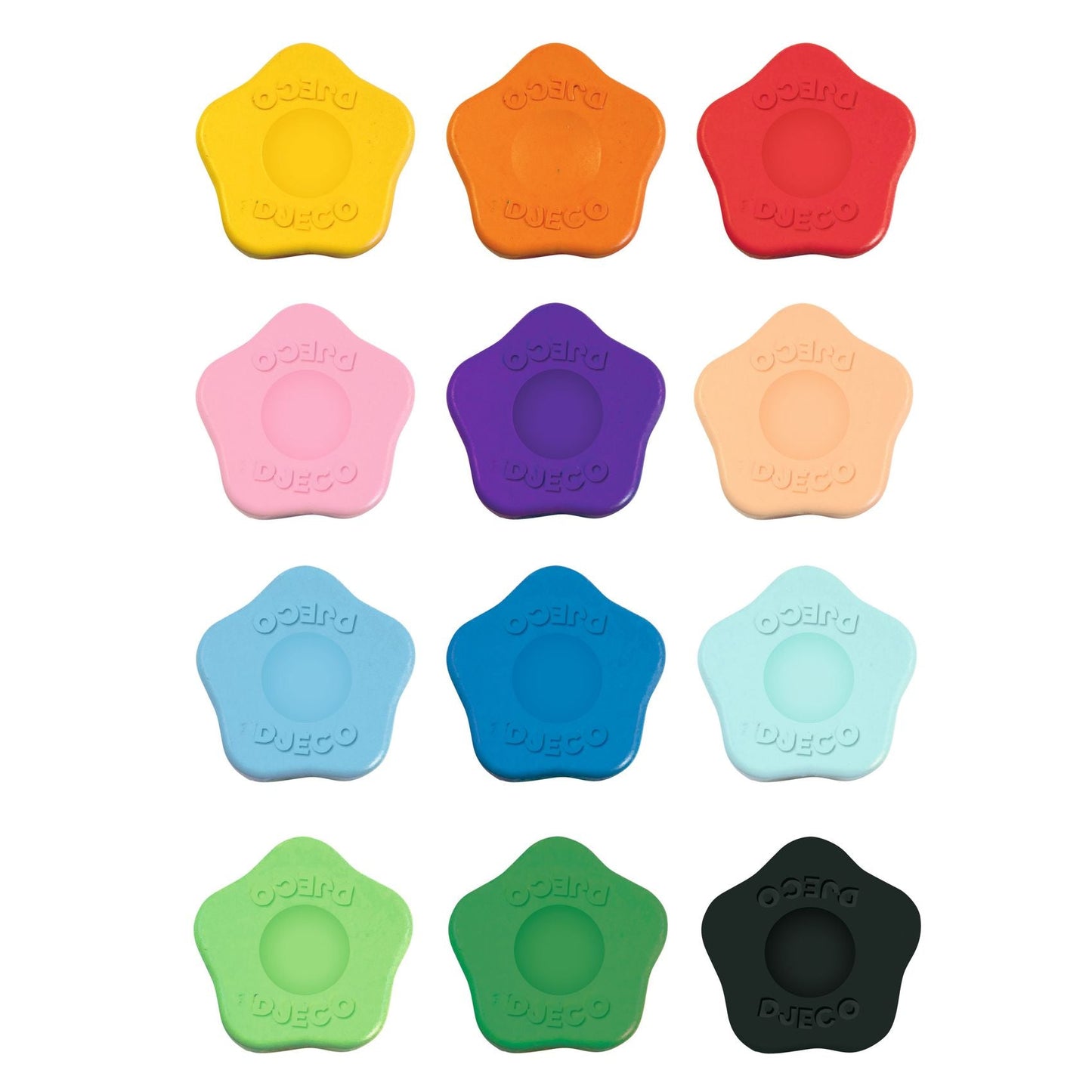Les couleurs des petits 12 crayons fleurs