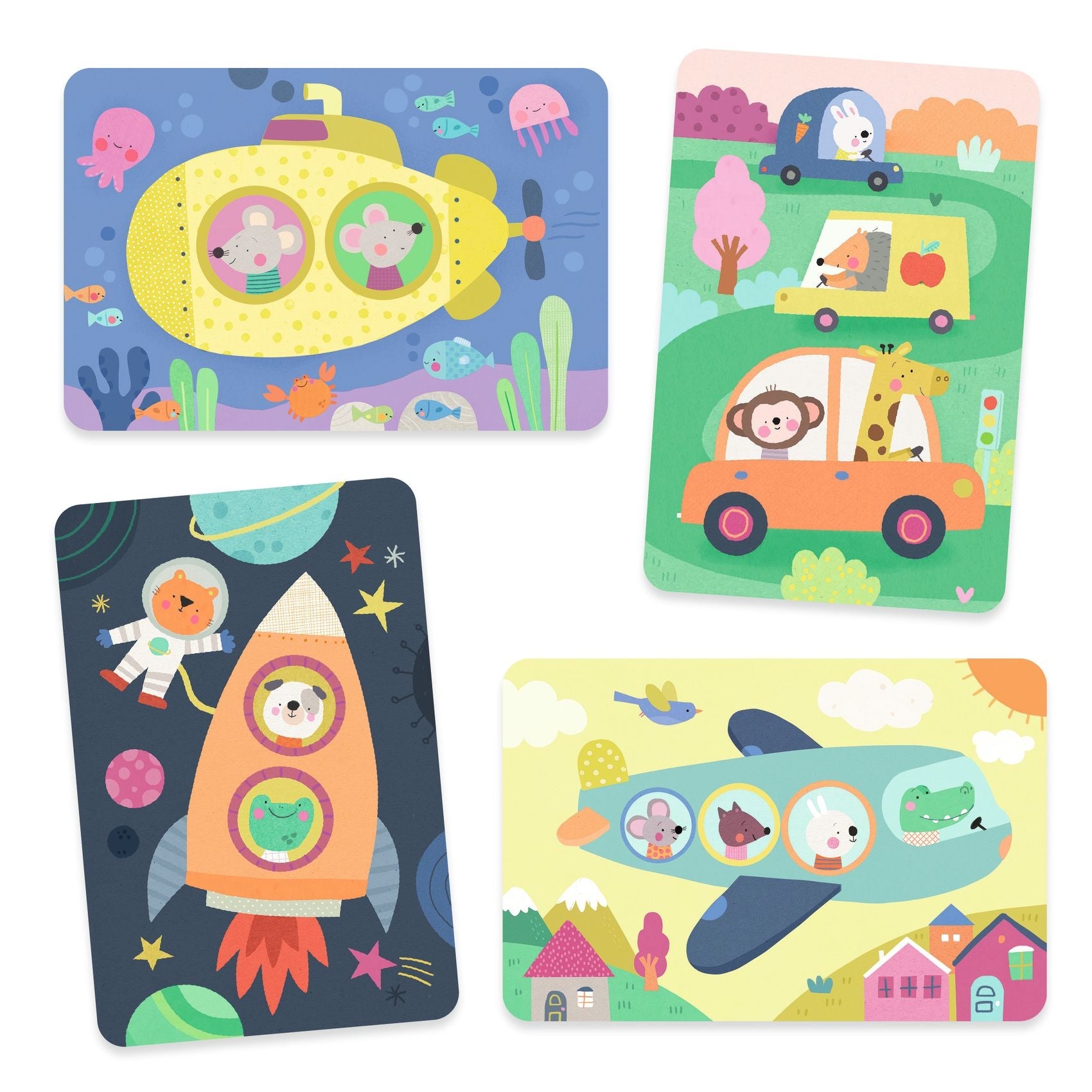 Coloriage pour les petits En route