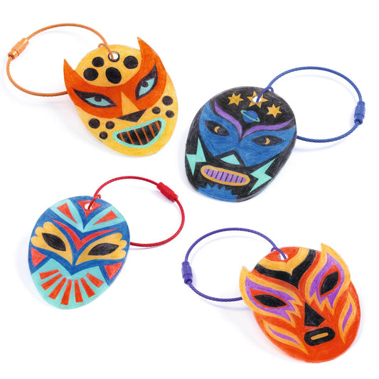 Artistic Plastic Porte-clefs catcheurs