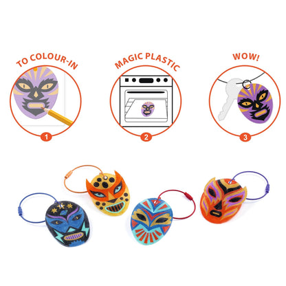 Artistic Plastic Porte-clefs catcheurs