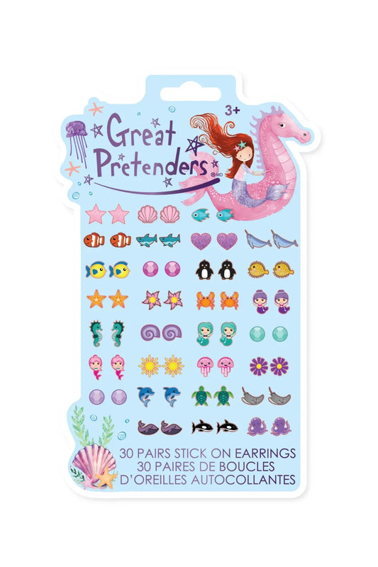 Mermaid Stick-on Earrings (30 pairs)