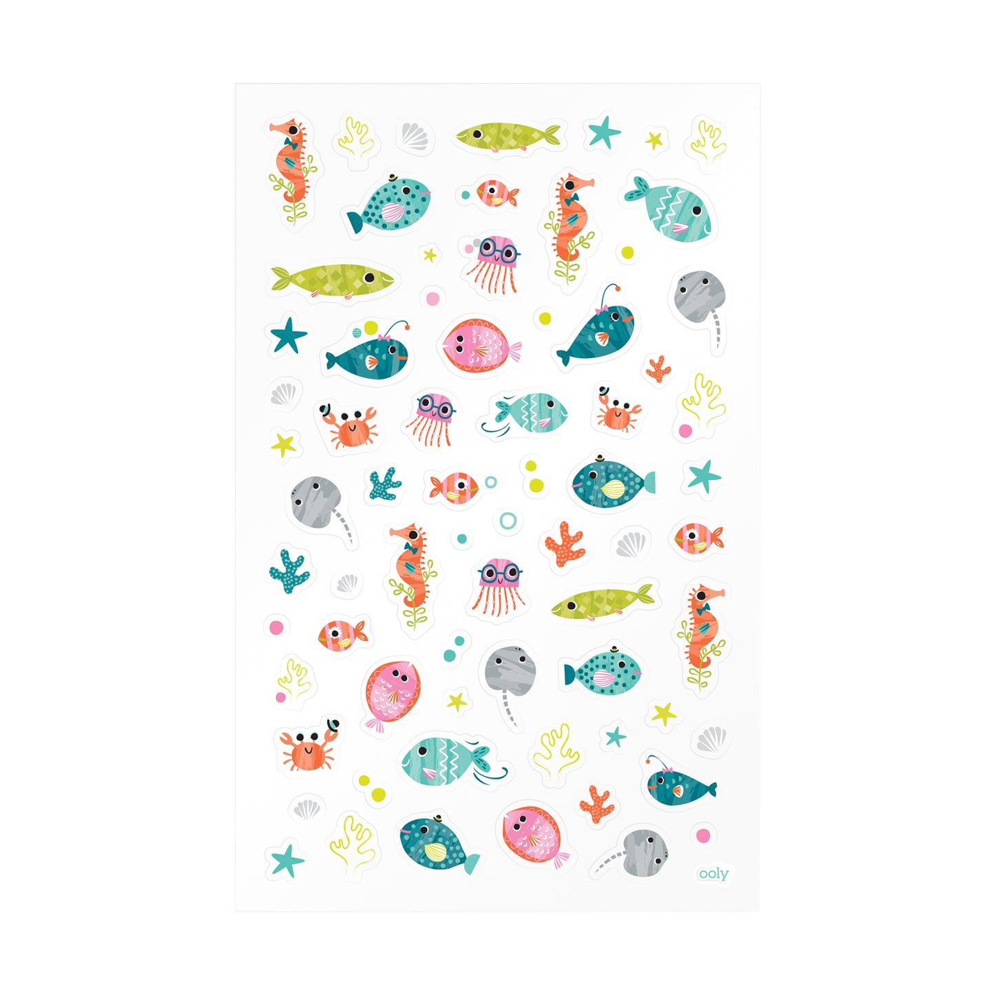 Ooly - Stickiville Stickers - Standard - Ocean Buddies