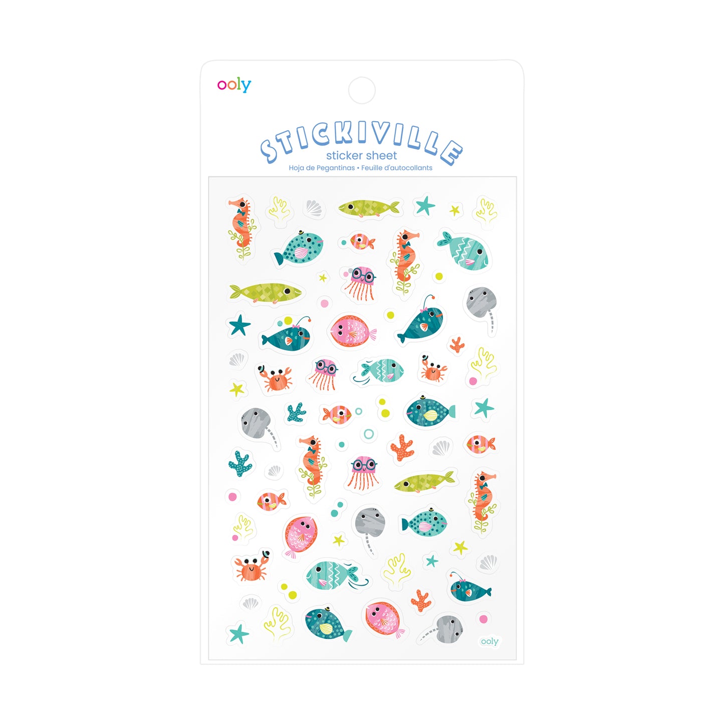 Ooly - Stickiville Stickers - Standard - Ocean Buddies