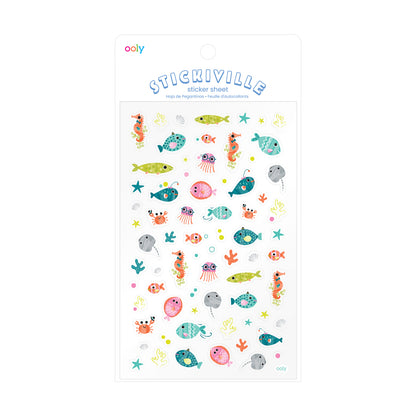 Ooly - Stickiville Stickers - Standard - Ocean Buddies