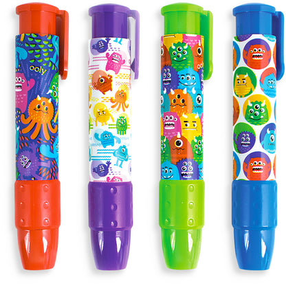 Ooly - Click It Erasers - Tub of 24 - Monsters