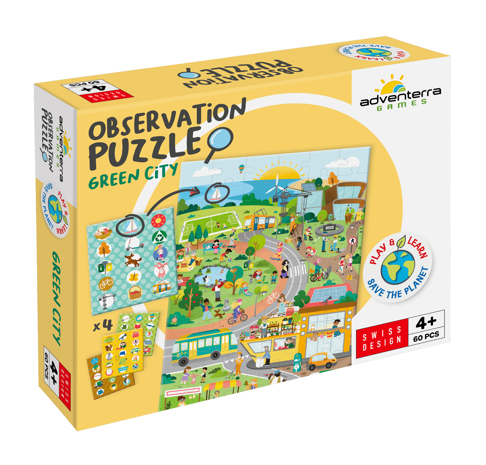 Observation Puzzle Green City