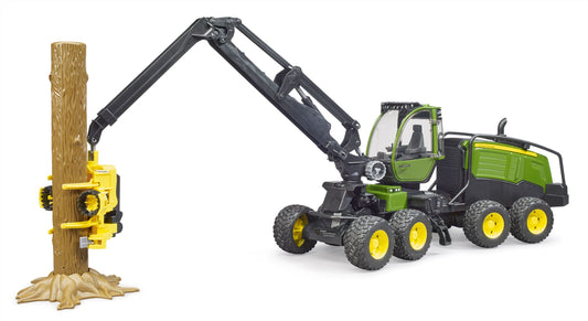 Bruder John Deere Bomenkap 1270 G met boomstam