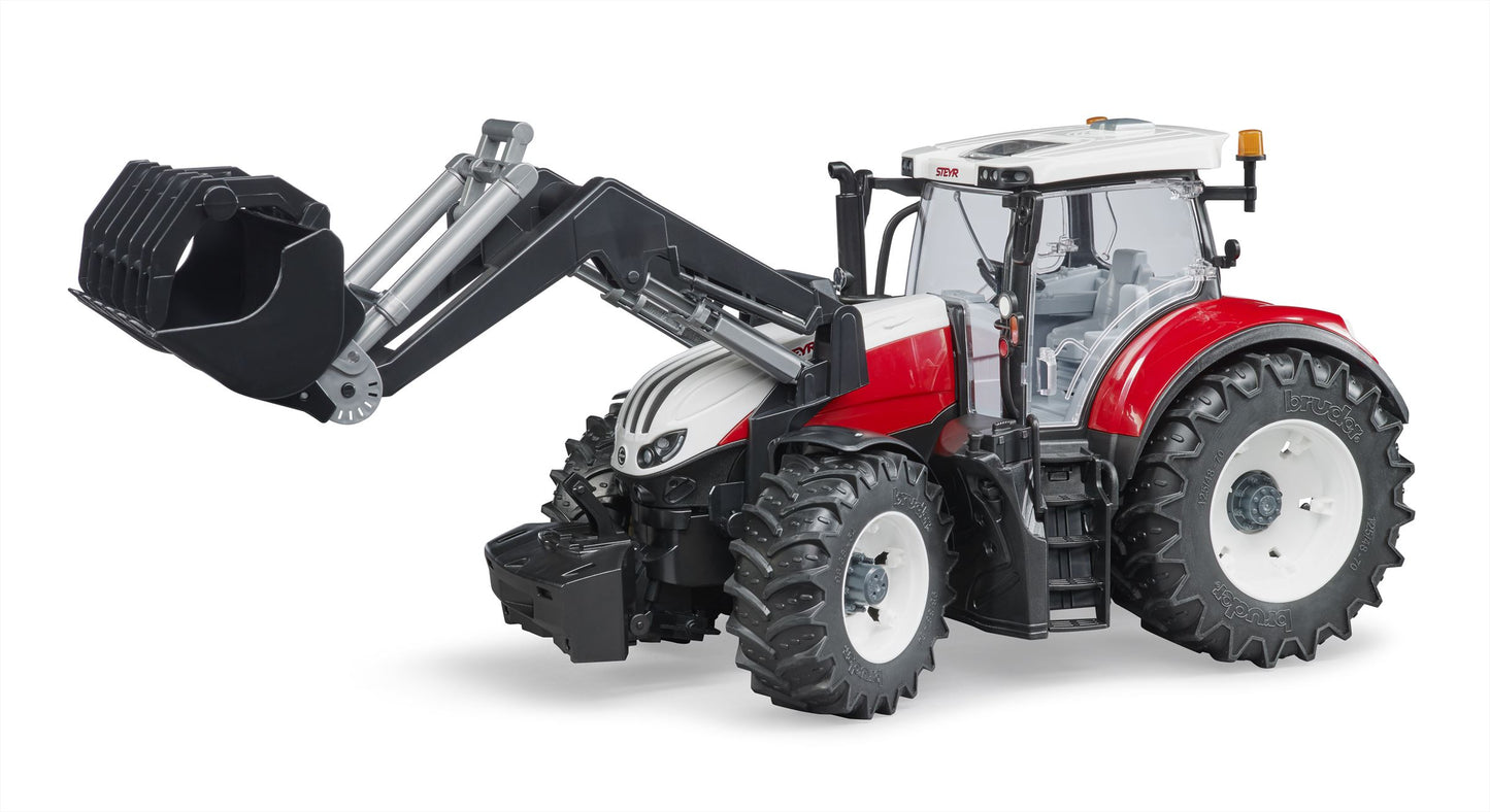 Bruder Steyr tractor 6300 Terrus CVT met voorlader