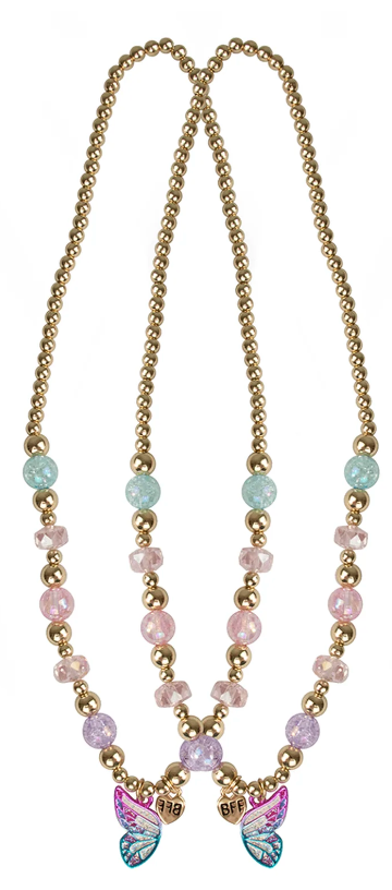 Butterfly Wishes BFF Necklace Set (2 pcs)