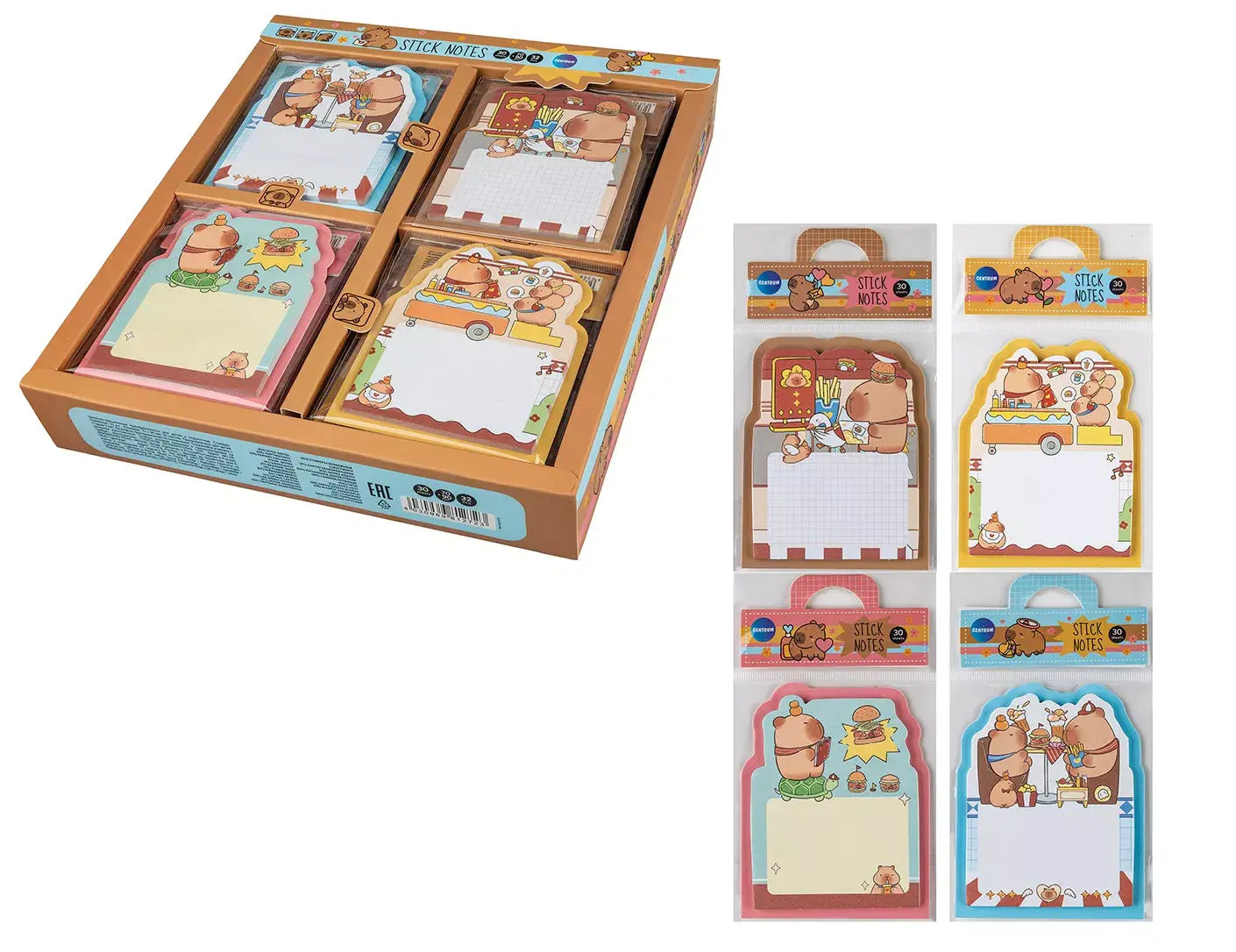 Capybara sticky note