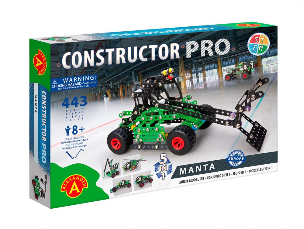 Constructor PRO - Manta (5in1) - 443pcs