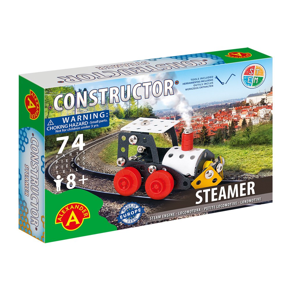 Constructor - Steamer (Steam Engine) - 74pcs