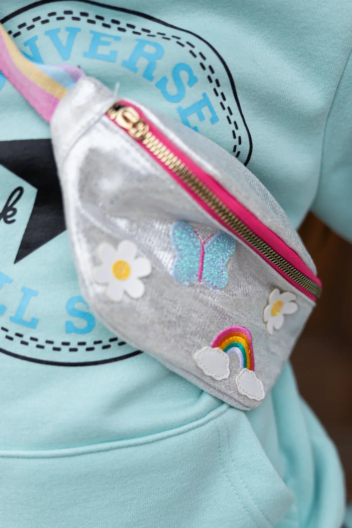Rainbows and Butterflies no Compromise Fanny Pack