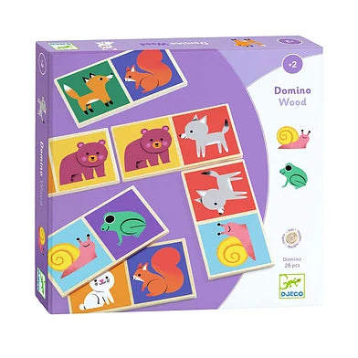 Jeux éducatifs bois Domino Wood