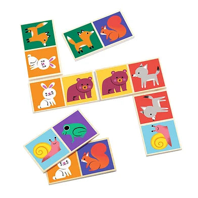 Jeux éducatifs bois Domino Wood