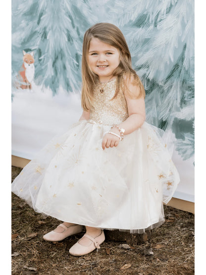 Golden Glam Party Dress, SIZE US 5-6