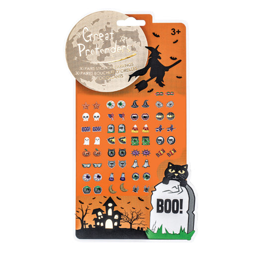 Halloween Stick-on Earrings (30 pairs)