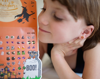 Halloween Stick-on Earrings (30 pairs)