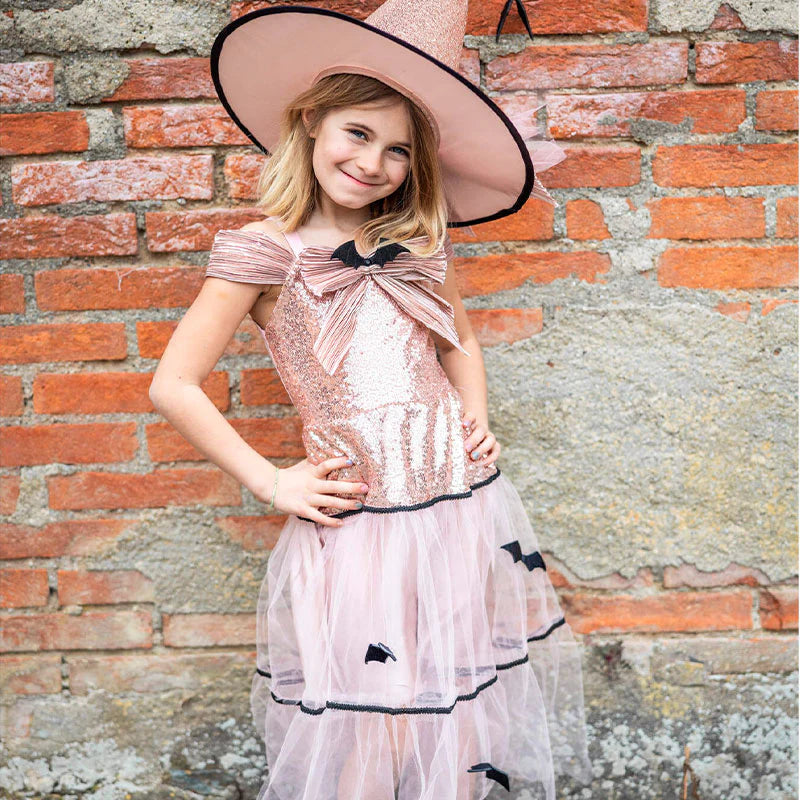 Glam Witch Dress & Hat, SIZE US 5-6