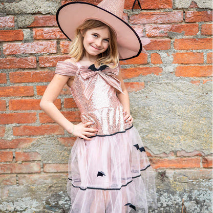 Glam Witch Dress & Hat, SIZE US 5-6